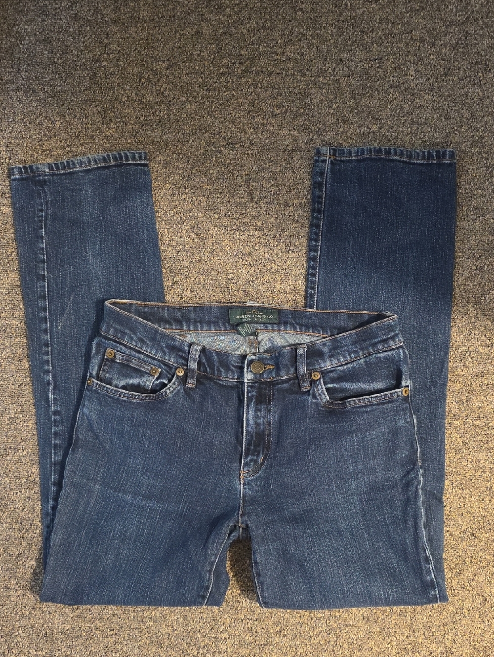 Ralph Lauren Dark Blue Straight-Leg Women's Jeans